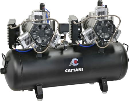 CATTANİ AC400 Tandem (Kurutuculu) 2 Kafalı 2 Silindirli Kompresör