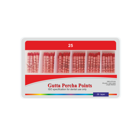 PRESIDENT DENTAL GUTTA PERCHA POINTS - MM İşaretli Açılı 60 Adet